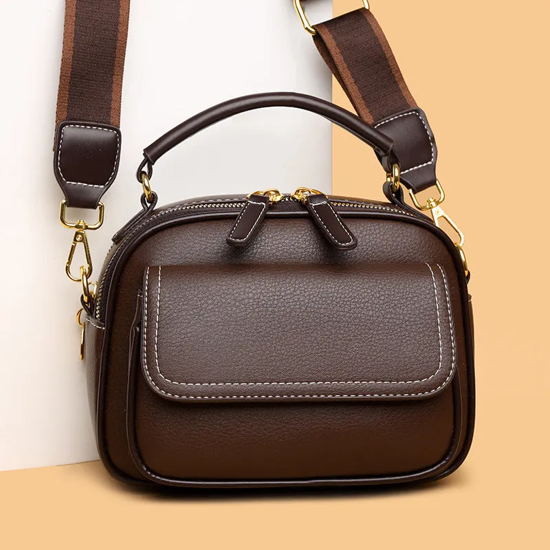 Women's Classic Texture Pouch Summer Simple Large Shoulder Bags