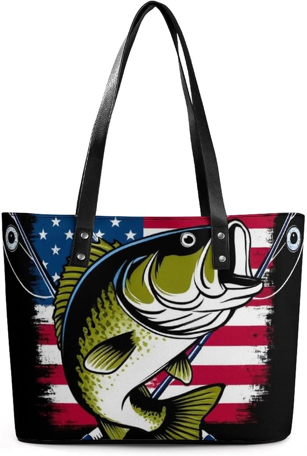 Women's Fashion Tote Bag, Large Capacity Lightweight Handbag, Shopping Bags with Compartment