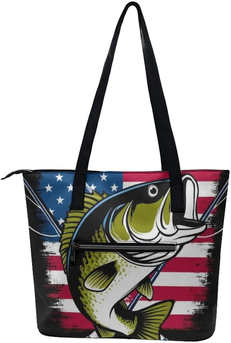 Women's Fashion Tote Bag, Large Capacity Lightweight Handbag, Shopping Bags with Compartment