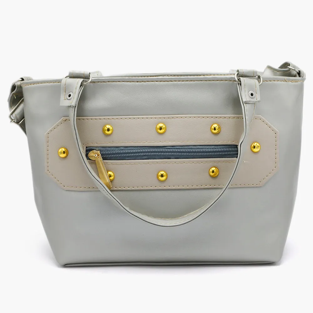 Women's Handbag - Silver