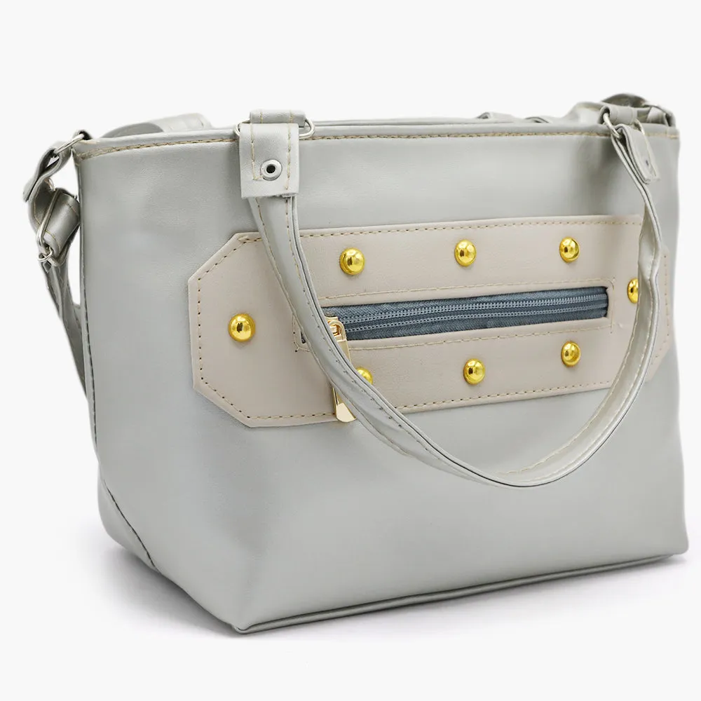 Women's Handbag - Silver