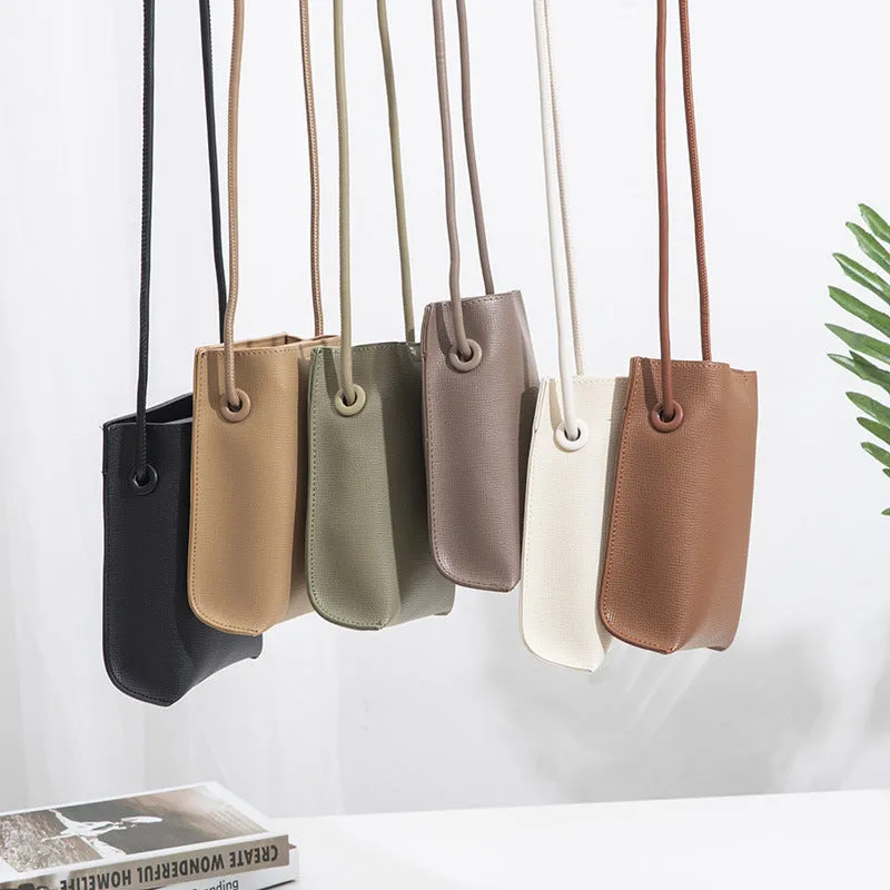 Women's Korean Style Vertical Mobile Fashion Simple Phone Bags