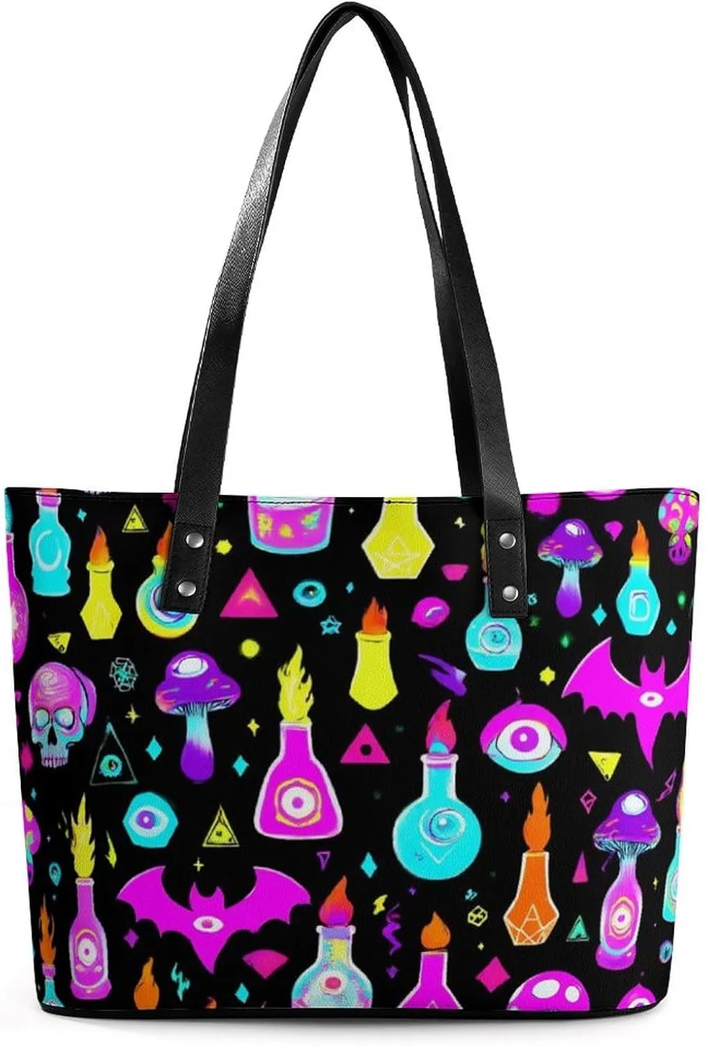 Women's Novelty Shoulder Bag, Lightweight Durable Handbag, Large Capacity Tote Bags for Laptop, Books