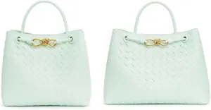 Women's quilted leather shoulder bag