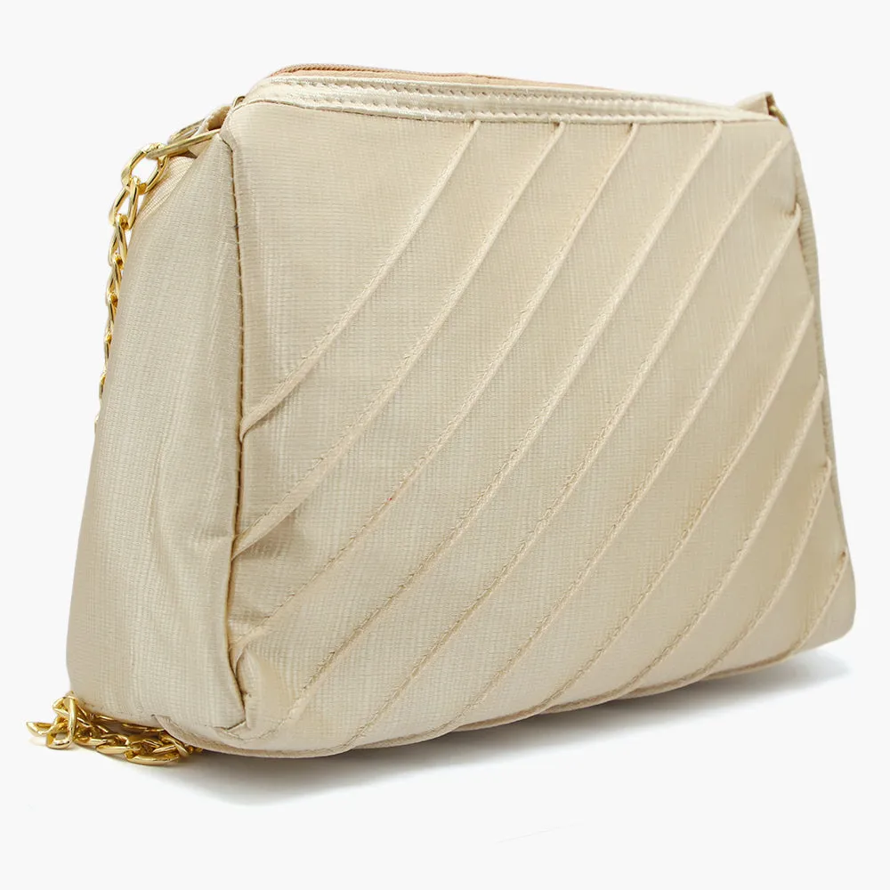 Women's Shoulder Bag - Golden