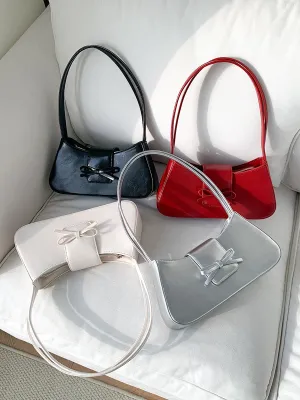 Women's Style Niche Commuter Underarm High-grade Red Shoulder Bags