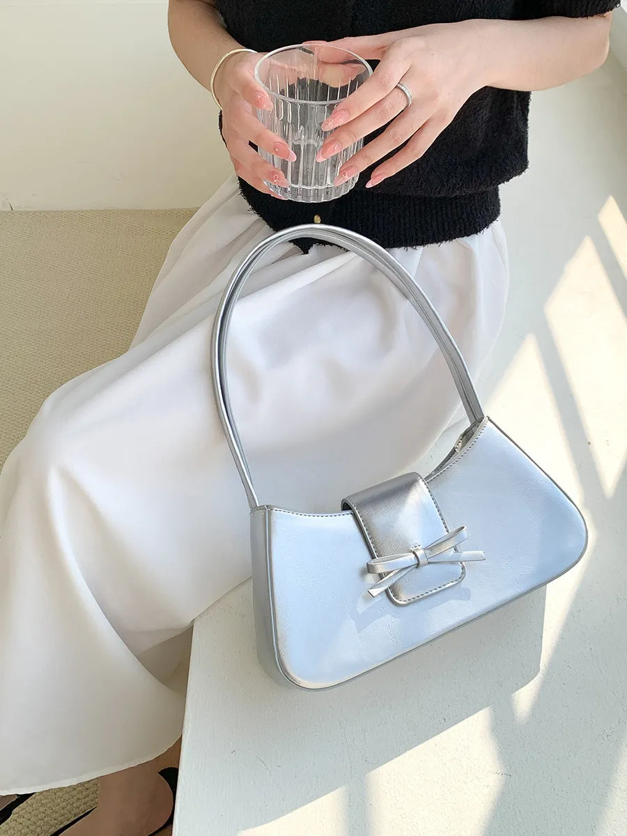 Women's Style Niche Commuter Underarm High-grade Red Shoulder Bags