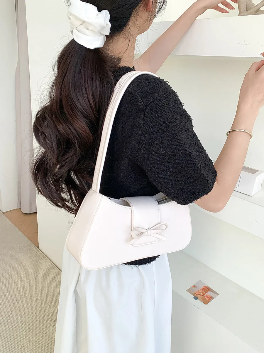 Women's Style Niche Commuter Underarm High-grade Red Shoulder Bags