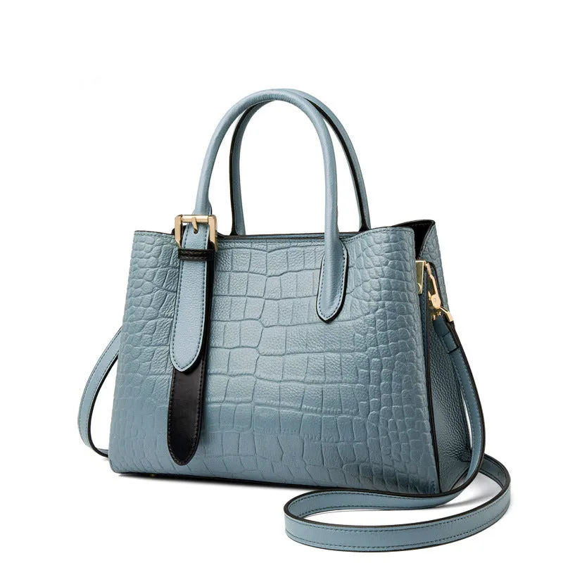 Women's Texture Large Capacity Fashion Simple Commute Shoulder Bags