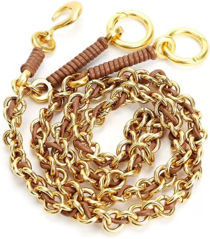 Woven leather chains, dumpling buns, metal handles, handbags, women's wallets, homeless people's bags, and knotted