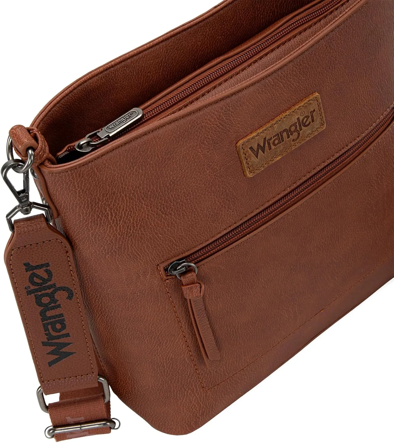 Wrangler Crossbody Bags for Women Lightweight Handbags and Purses Travel Shoulder Purse