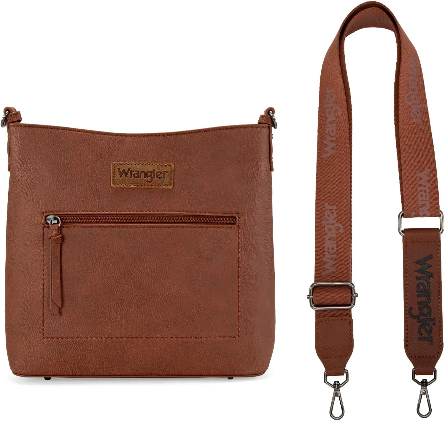 Wrangler Crossbody Bags for Women Lightweight Handbags and Purses Travel Shoulder Purse