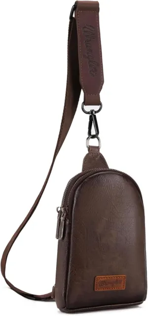 Wrangler Small Crossbody Sling Bags for Women Fanny Packs Chest Bag for Travel Gift