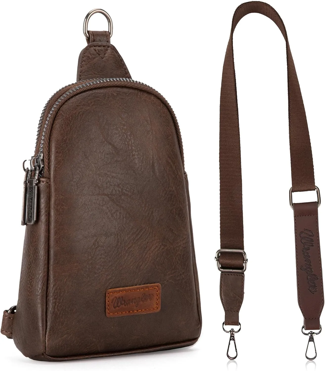 Wrangler Small Crossbody Sling Bags for Women Fanny Packs Chest Bag for Travel Gift