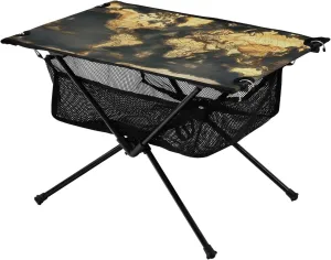 xigua World Map Folding Camping Table,Portable Camp Table with Carry Bag Beach Table Folding Table for Picnic, Camp,Party,Travel171