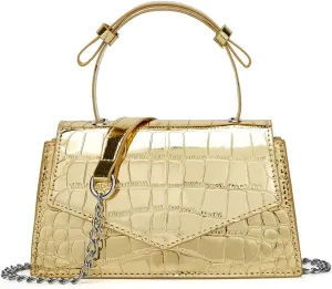 Y2K Women's Silver Evening Hobo Tote Handbag Satchel Clutch Crossbody Bags 2024