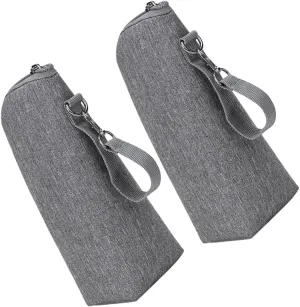 YARNOW 2pcs Portable Insulated Milk Bottle Bag for Food Storage Convenient Feeding Bottles Thermal Pouch Stylish and Practical Design for Parents the Go