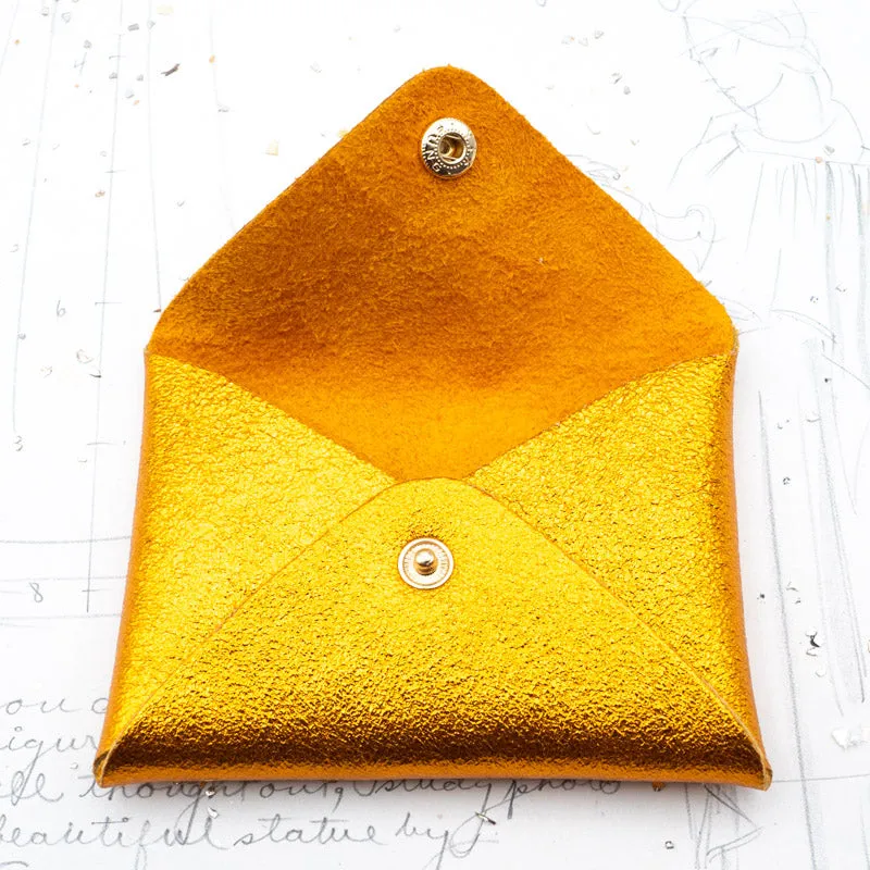 Yellow-Orange Pocket Pouch - Paris Find!