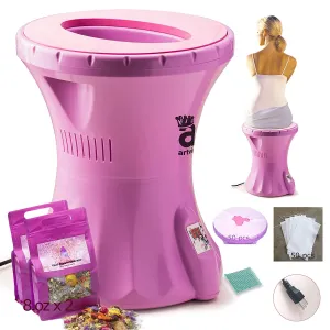 Yoni Steam Seat Kit, VÂ SteamÂ Kit with Seat and Herbs 16oz (30 Steams) Natural, Yoni Steamer Chair Consistent Steaming, Feminine Care for Cleansing, Detox, Fertility and Postpartum Care